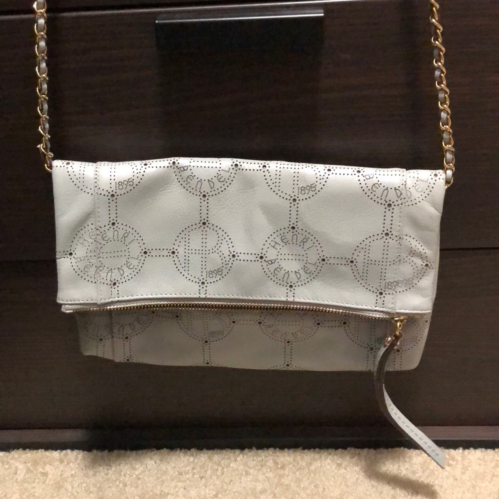 Henri Bendel Gray Crossbody Purse